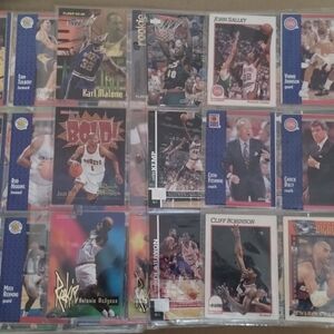 Over 100 Vintage Basketball Trading Cards Collection
